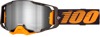 100 Percent Armega Hiper Goggle Acosta Mirror Silver Lens Offroad - Premium offroad goggle with mirror silver lens