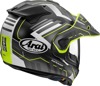 Arai XD-5 Trail Helmet Matte Yellow/Black L - Dual sport helmet with peak and venting
