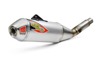 T-6 Stainless Slip On Exhaust w/ S/A - For 19-22 Kawasaki KX450 KX450X