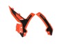 Acerbis X-Grip Frame Guards Orange/Black For 23+ KTM EXC-F SX XC - Frame protection and grip For 2023+ KTM EXC-F, SX, XC