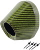 Pro Circuit Carbon End Cap Green 1-3/4in ID - Carbon end cap, green, 1-3/4in ID