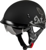 GMAX HH-65 Corvus Helmet w/ Peak Matte Black/Tan Large