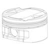 CP Piston & Ring Set - For Nissan SR20DE w/ Turbo - Bore (86.5mm) - Size (.5mm) - 8.5:1