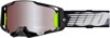 100% Armega Hiper Goggles Lightspeed Mirror Silver Lens Adult - Premium off-road goggles with HiPER mirror lens
