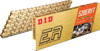 DID 520ERVT 120 Link Gold X-Ring Chain - 120 link gold X-Ring chain, 520 size