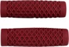 ODI Vans Grips Oxblood 1in Closed End Rubber Pair - Classic Vans pattern grips, Oxblood, 1in bars, Pair