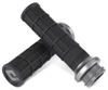 ODI Hart-Luck V-Twin Lock-On Grips Black/Graphite 1in For Harley-Davidson - Lock-On grips for Harley-Davidson 1in handlebars