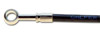 Custom Built Front Stainless Steel Black Brake Line +10" - 01-14 750 Shadow Spirit