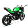 GP Corsa Carbon Fiber Slip On Exhaust Muffler - For 18-23 Kawasaki Ninja 400 & Z400