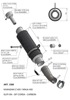GP Corsa Carbon Fiber Slip On Exhaust Muffler - For 18-23 Kawasaki Ninja 400 & Z400