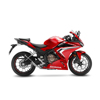 GP Corsa Evo Carbon Fiber Slip On Exhaust Muffler - For 16-18 Honda CB500F CBR500R