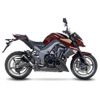LV-10 Black Stainless Steel Slip On Exhaust Muffler - For 18-21 Honda CB1000R