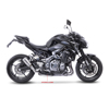 LV-10 Titanium Slip On Exhaust w/ Carbon Fiber Shield - For 17-21 Kawasaki Z900