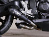Black GP Slip On Exhaust w/ Link Pipe by M4 Fits 08-16 Honda CBR1000RR