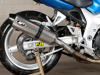 Titanium Slip On Exhaust - For 99-02 Suzuki SV650