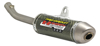 Ti-2 Shorty Carbon Slip On Exhaust Silencer - For 04-07 Honda CR250R
