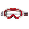 Ariete MX Goggles Riding Crows Red White OTG - Red White OTG goggles, fits 07 and Adrenaline models