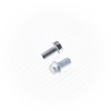 BOLT M6 8mm Hex Head Flange Bolts 6x12mm 10/PK - Zinc plated M6 x 12mm bolts, 10-pack