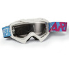 Ariete Adrenaline MX Goggles Senior White Pink Light Blue OTG - Senior MX goggles white pink light blue OTG