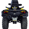 Direction 2 ATV Overfenders Polyethylene Black Set of 4 - Custom fit ATV fender extensions, set of 4