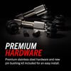 Front Z23 Evolution Sport Brake Pads w/Hardware - For 05-15 Toyota Tacoma w/ 5 Lug Wheels