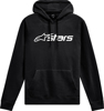 Alpinestars Blaze Hoodie V3 Black/White Large - Large Black/White hoodie by Alpinestars