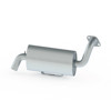 MBRP Oval Sport Slip-On Exhaust Muffler Silver Fits 16-21 RZR S/General 1000