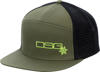 DSG Flat Brim Cap Fresh Olive Women's - Fresh olive flat brim cap for women
