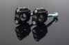 Renthal 28.6mm No Offset Handlebar Clamps Black Pair - For mounting 1-1/8in bars on select motorcycles