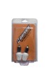 Driven Bar End Weights V1 White - Handlebar bar end weights in white