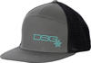 DSG Flat Brim Cap Slate Womens - Slate flat brim cap for women
