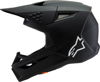 Alpinestars SM3 Youth Helmet Black Matte - Medium - Youth MX helmet in matte black, size Medium