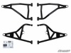 SuperATV High Clearance Front A-Arms Red w/SD Joints For RZR XP 1000