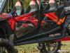 SuperATV Clear Lower Doors Polycarbonate Fits 19-20 RZR 4 XP Turbo S