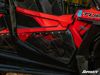 SuperATV Clear Lower Doors Polycarbonate For 16-21 Polaris RZR 4 XP Turbo