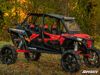 SuperATV Clear Lower Doors Polycarbonate For 16-21 Polaris RZR 4 XP Turbo