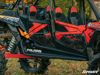 SuperATV Clear Lower Doors Polycarbonate For 16-21 Polaris RZR 4 XP Turbo