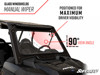 SuperATV Glass Windshield Clear Fits 19-21 Polaris RZR/4 XP Turbo