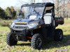 SuperATV Full Windshield Clear Poly For 17-21 Polaris Ranger 1000/XP