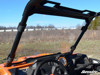 SuperATV Full Windshield Clear Poly For 14-18 Polaris RZR XP 1000