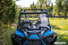 SuperATV Full Windshield Scratch-Resistant Clear For 19-21 RZR XP 1000