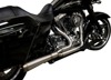 2-1 Assault Stainless Steel Full Exhaust Megaphone - For 84-94 Harley Dyna
